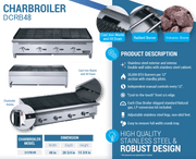 Dukers Countertop Charbroiler - CulinaryProfis
