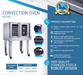 Dukers DCCOG1 Convection Oven - CulinaryProfis