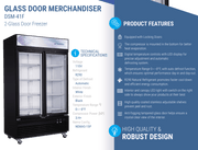 Dukers Freezer Merchandiser - CulinaryProfis