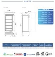 Dukers Freezer Merchandiser - CulinaryProfis