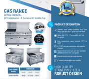 Dukers Gas Oven Range - CulinaryProfis