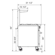 Dukers Gas Oven Range - CulinaryProfis
