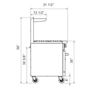 Dukers Gas Oven Range - CulinaryProfis