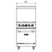 Dukers Gas Oven Range - CulinaryProfis