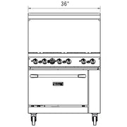 Dukers Gas Oven Range - CulinaryProfis