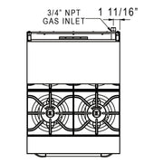 Dukers Gas Oven Range - CulinaryProfis