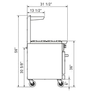 Dukers Gas Oven Range - CulinaryProfis