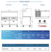 Dukers Gas Oven Range - CulinaryProfis