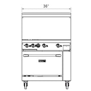 Dukers Gas Oven Range - CulinaryProfis