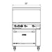 Dukers Gas Oven Range - CulinaryProfis