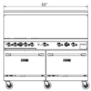 Dukers Gas Oven Range - CulinaryProfis