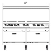 Dukers Gas Oven Range - CulinaryProfis