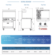 Dukers Gas Oven Range - CulinaryProfis
