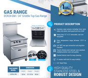Dukers Gas Oven Range - CulinaryProfis