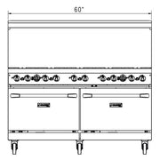 Dukers Gas Oven Range - CulinaryProfis