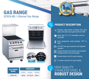 Dukers Gas Oven Range - CulinaryProfis