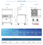Dukers Gas Oven Range - CulinaryProfis