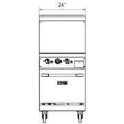 Dukers Gas Oven Range - CulinaryProfis