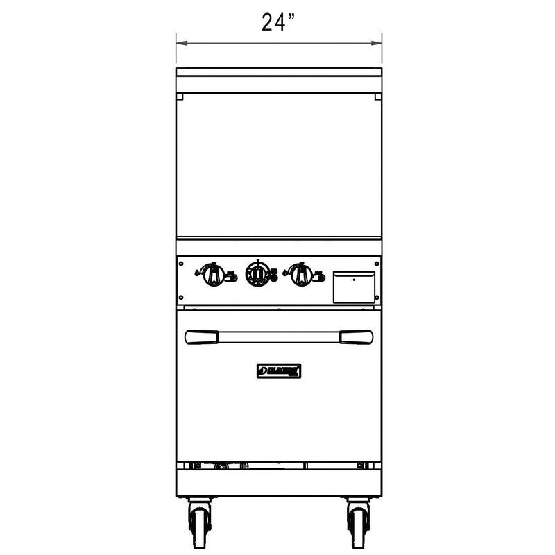 Dukers Gas Oven Range - CulinaryProfis