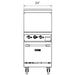 Dukers Gas Oven Range - CulinaryProfis