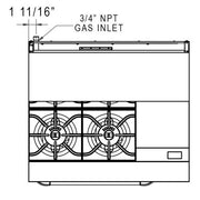 Dukers Gas Oven Range - CulinaryProfis