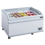 Dukers Glass Top Chest Freezer - CulinaryProfis