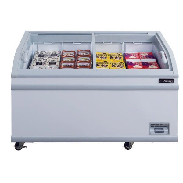 Dukers Glass Top Chest Freezer - CulinaryProfis