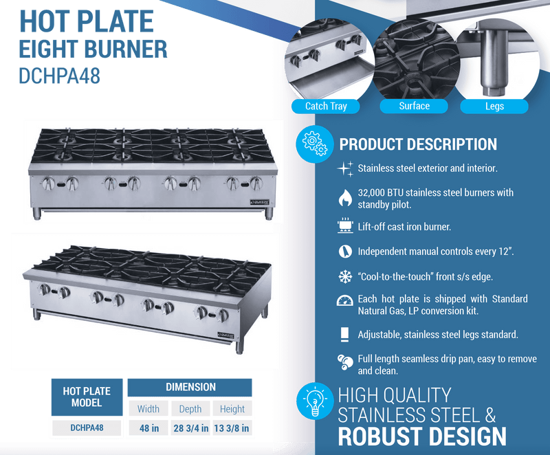 Dukers Hot Plate - CulinaryProfis