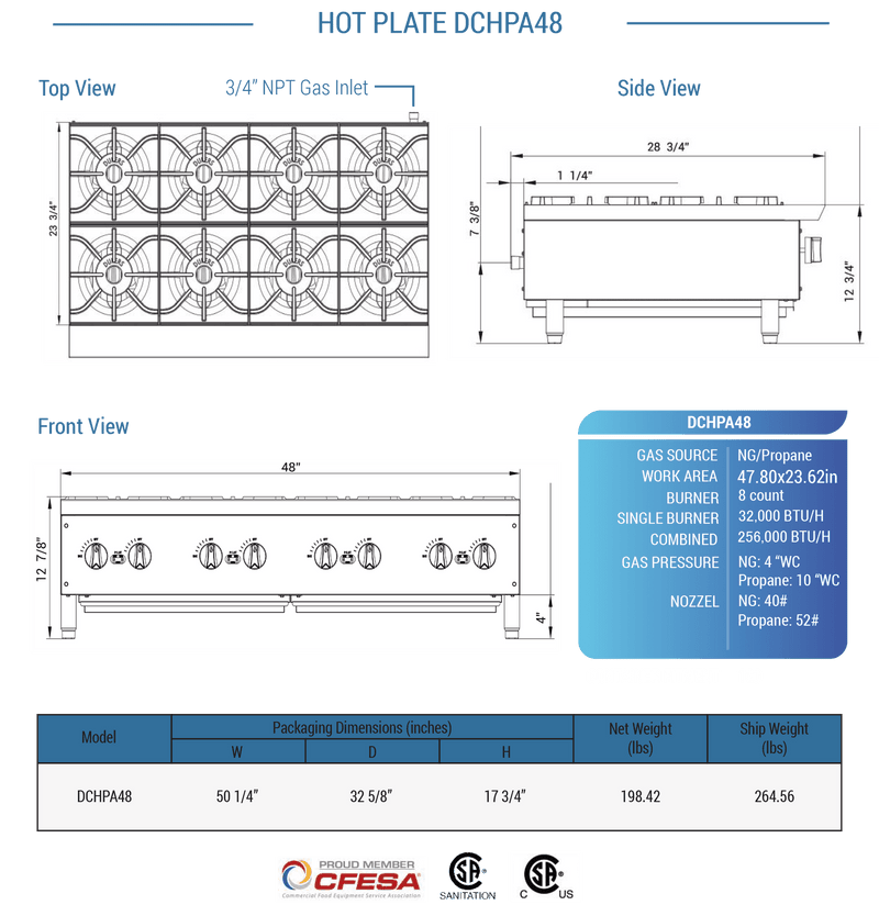 Dukers Hot Plate - CulinaryProfis