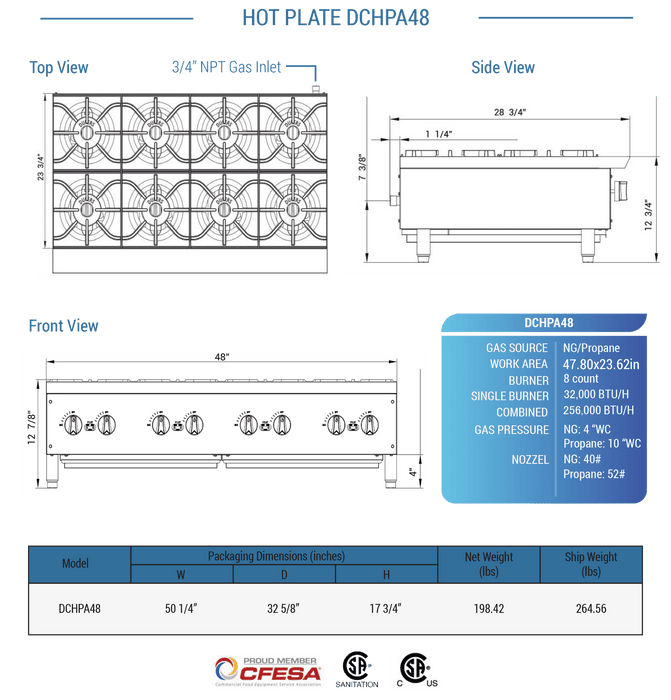 Dukers Hot Plate - CulinaryProfis