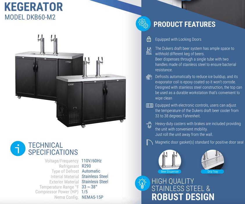 Dukers Kegerator - CulinaryProfis