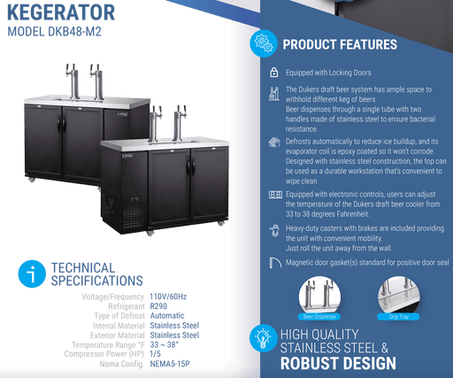 Dukers Kegerator - CulinaryProfis