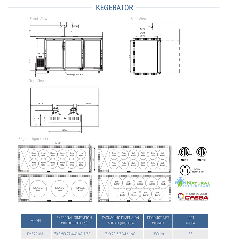 Dukers Kegerator - CulinaryProfis