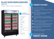 Dukers Merchandiser Refrigerator - CulinaryProfis