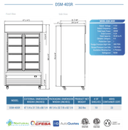 Dukers Merchandiser Refrigerator - CulinaryProfis