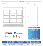 Dukers Merchandiser Refrigerator - CulinaryProfis