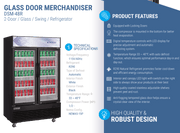Dukers Merchandiser Refrigerator - CulinaryProfis