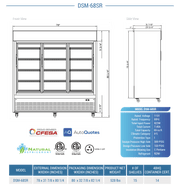 Dukers Merchandiser Refrigerator - CulinaryProfis