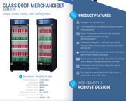 Dukers Merchandiser Refrigerator - CulinaryProfis