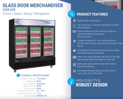 Dukers Merchandiser Refrigerator - CulinaryProfis