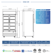 Dukers Merchandiser Refrigerator - CulinaryProfis