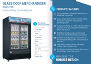 Dukers Merchandiser Refrigerator - CulinaryProfis