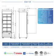 Dukers Merchandiser Refrigerator - CulinaryProfis