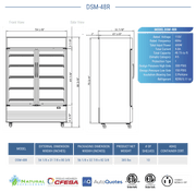 Dukers Merchandiser Refrigerator - CulinaryProfis