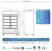 Dukers Merchandiser Refrigerator - CulinaryProfis