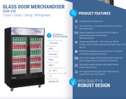 Dukers Merchandiser Refrigerator - CulinaryProfis