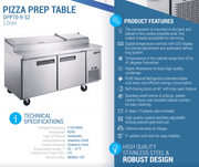 Dukers Pizza Prep Station Refrigerator - CulinaryProfis