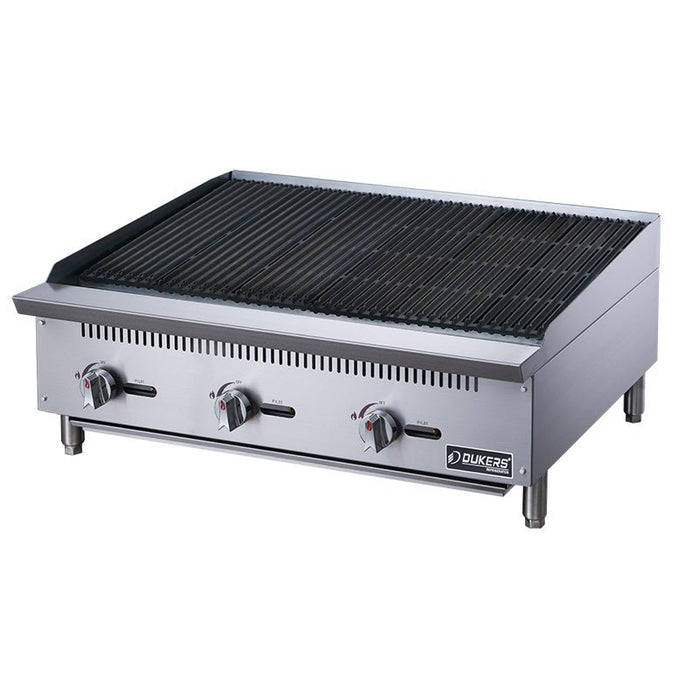 Dukers Radiant Gas Countertop Broiler - CulinaryProfis