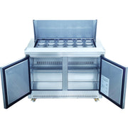 Dukers Salad Prep Station Refrigerator - CulinaryProfis
