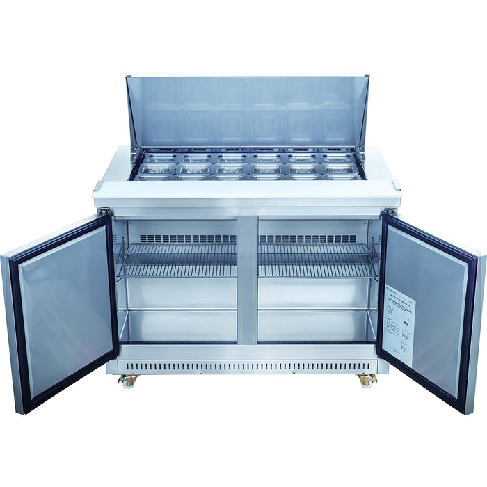 Dukers Salad Prep Station Refrigerator - CulinaryProfis